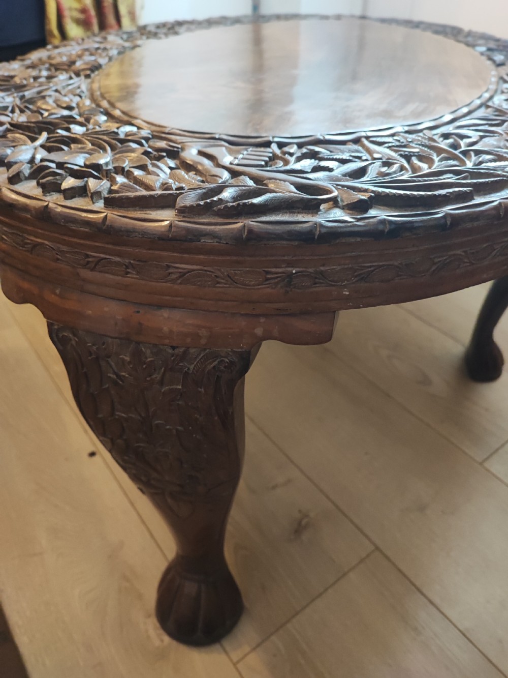 A fiine  anglo indian  teak coffee table View XI