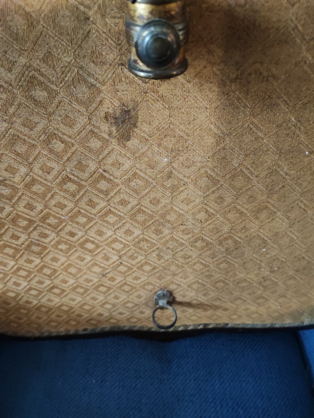 A Victorian Berlin woolwork featuring the royal military coat of arms.  View IV