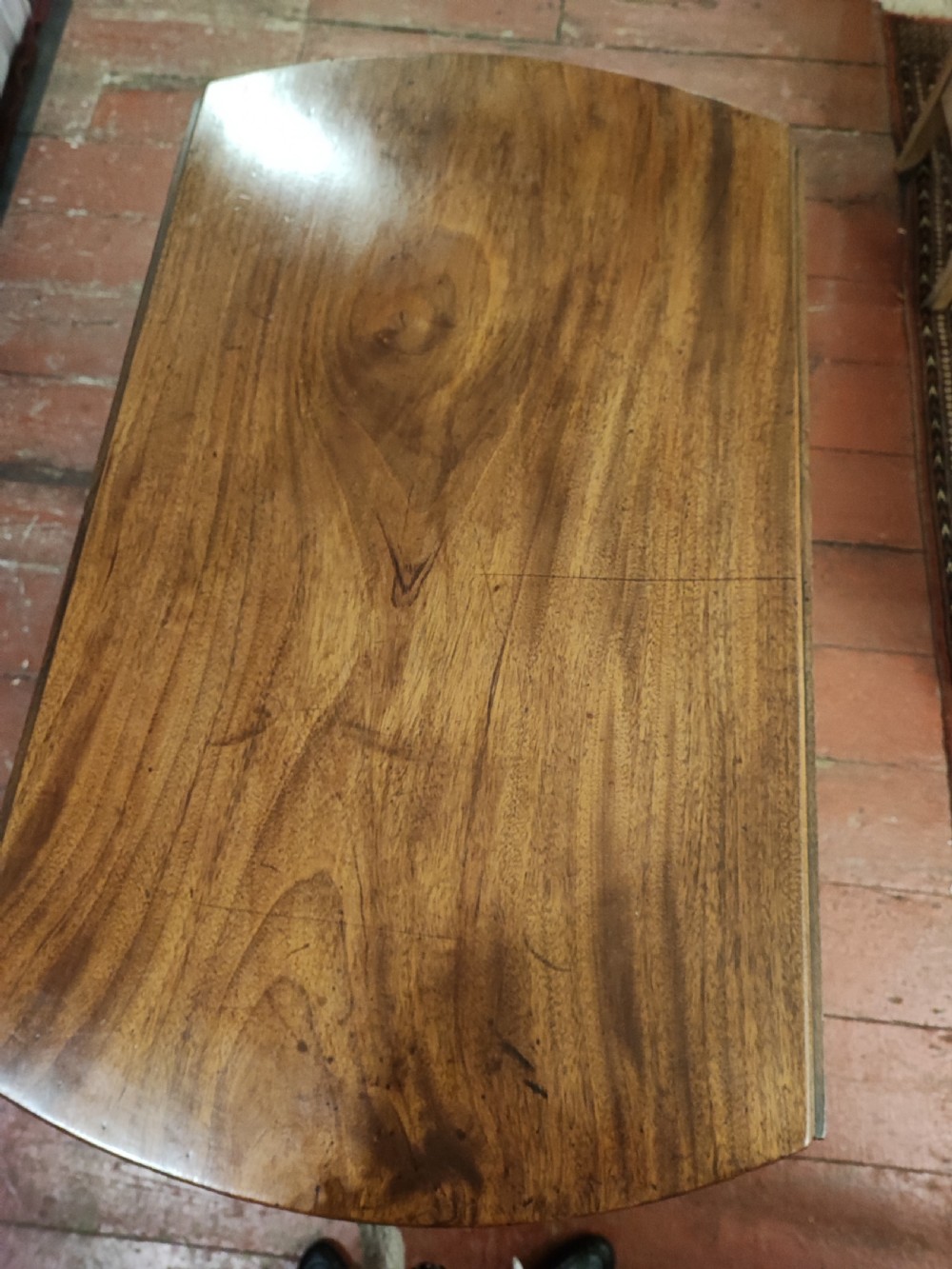 Regency oval Pembroke, lamp table View IX