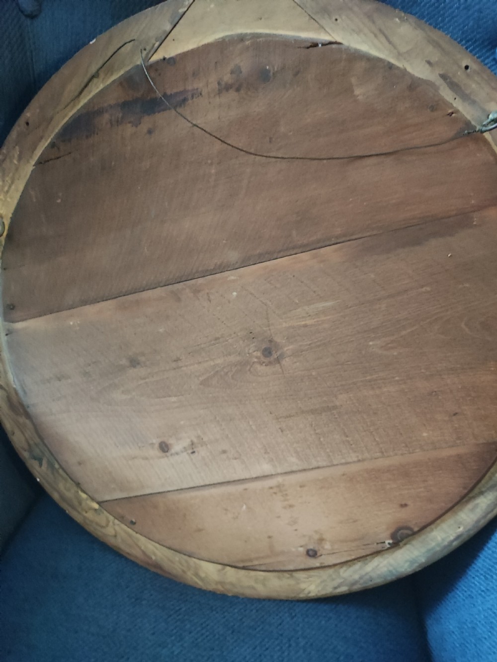 A 19c gilt convex mirror  View VI