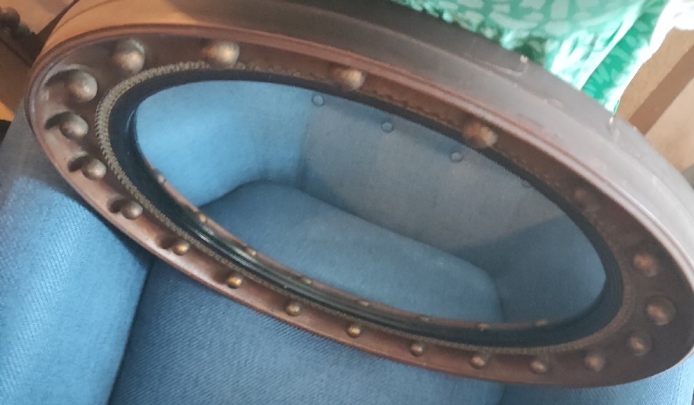 A 19c gilt convex mirror  View XII