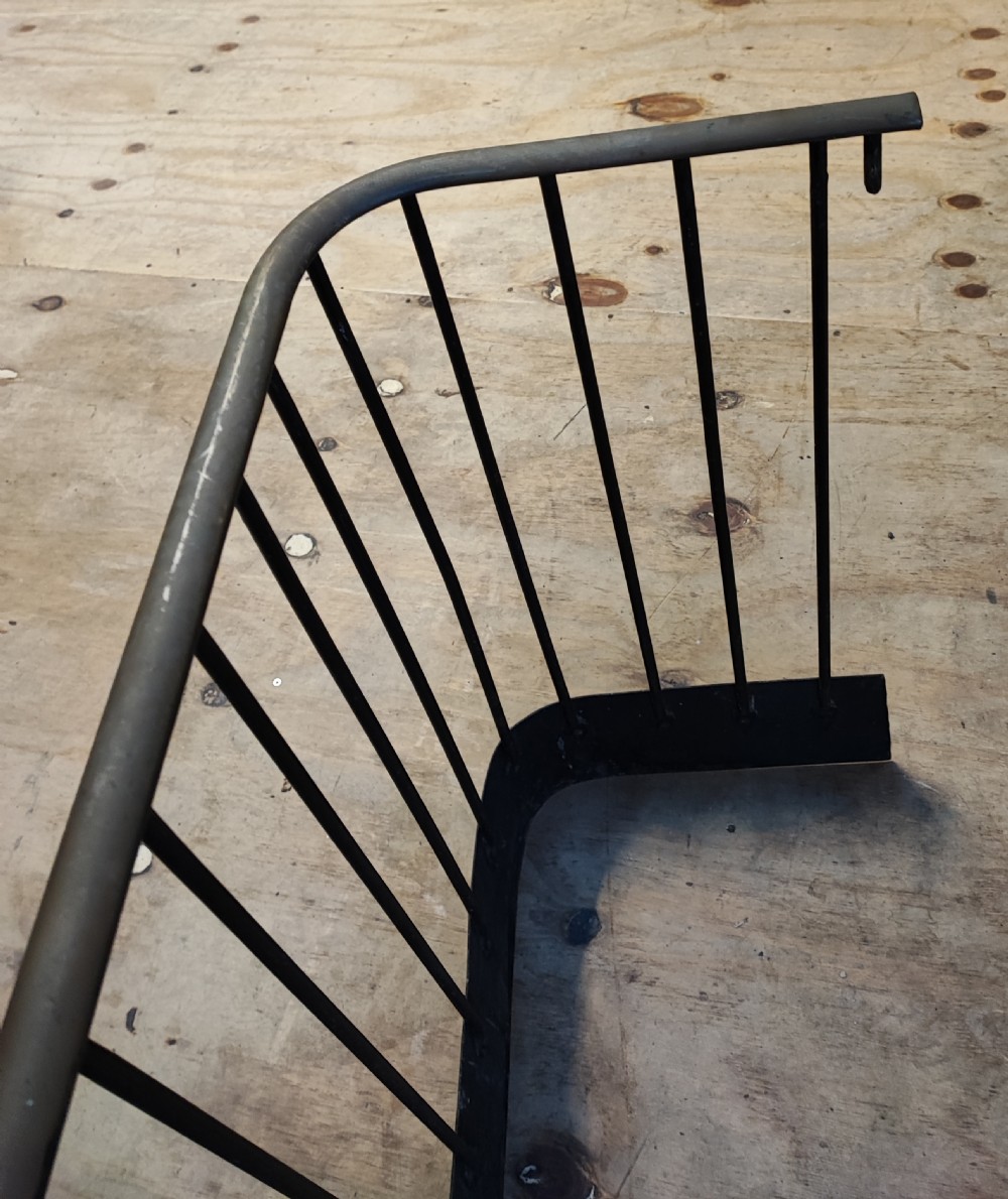 victorian  brass and iron fender ,of compact size  View II
