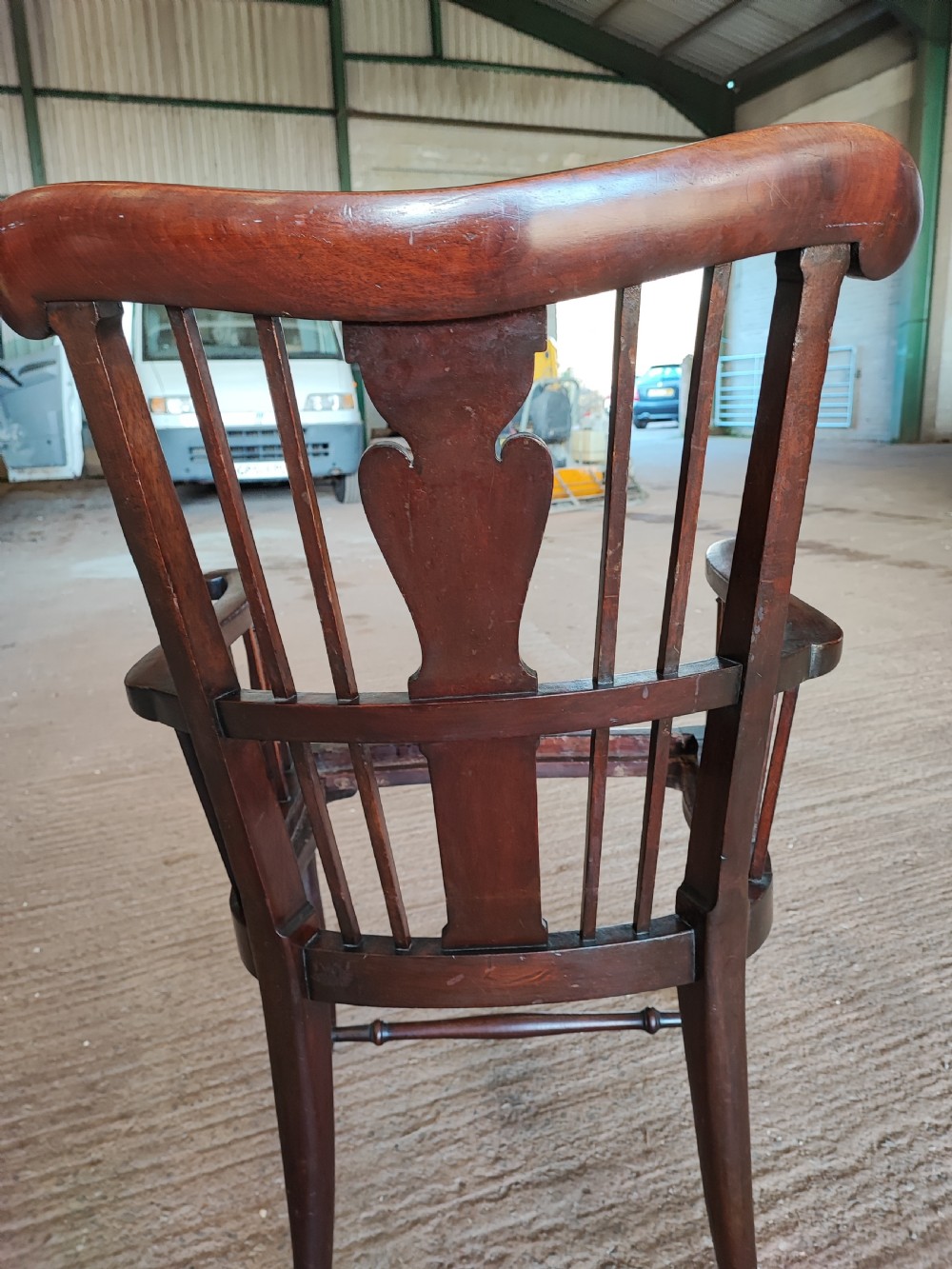 A quality mahogany Windsor armchair by Birch and co for liberty of London. View XII