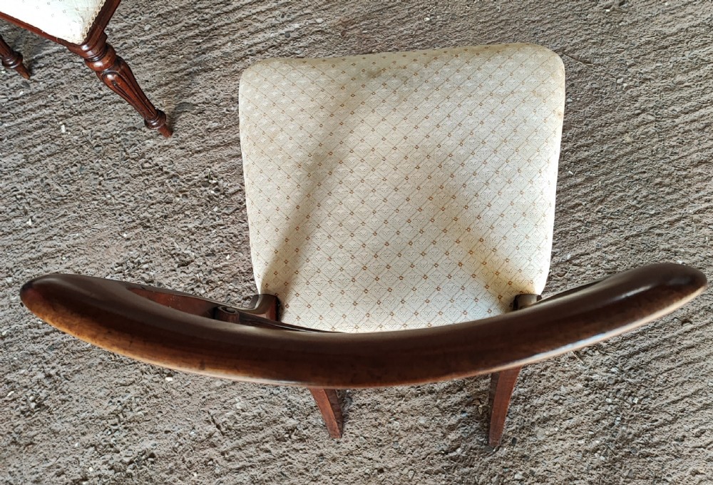 Quality set of 8 Victorian mahogany dining chairs. View XI