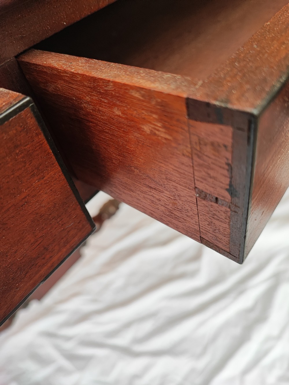 Regency mahogany and ebony sofa table. View XIII