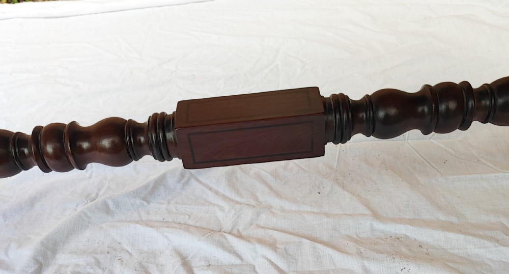 Regency mahogany and ebony sofa table. View XXII