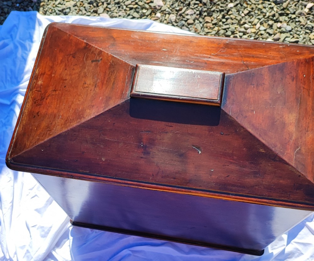William IV mahogany wine cooler. london maker View XVI