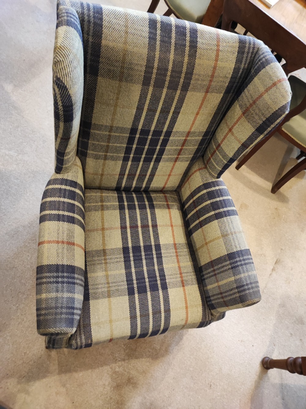 Antique wing chair  View II