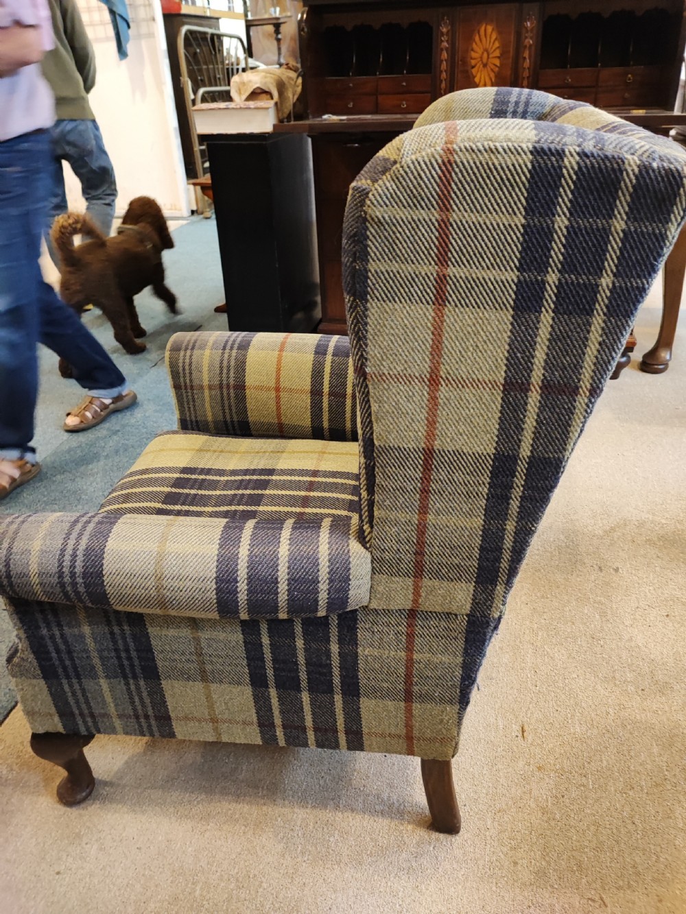 Antique wing chair  View VI