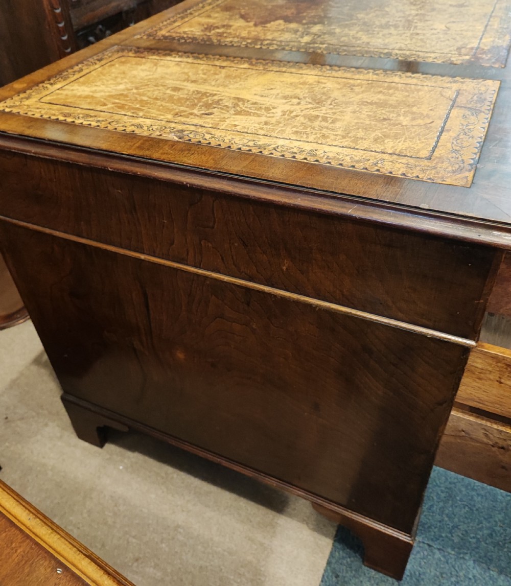 A George III style mahogany  desk  View III