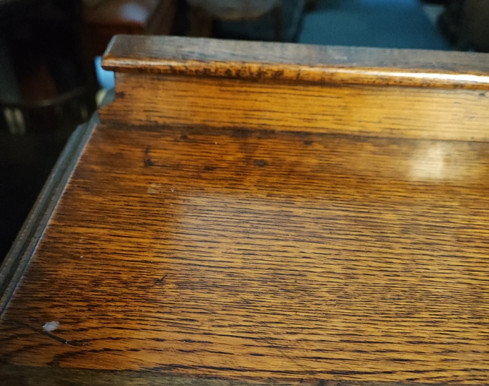 1920s tall oak chest of drawers. View IX