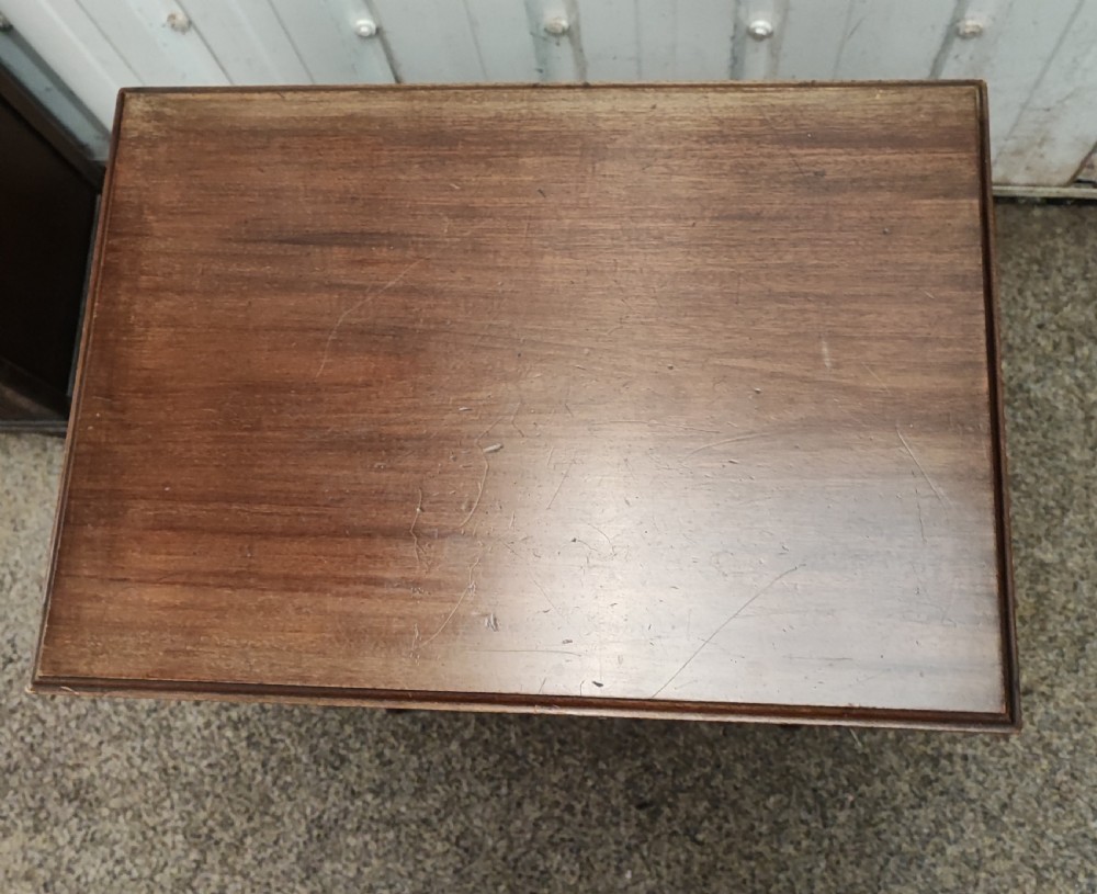 Antique mahogany lamp occasional table by william birch for liberty  and co  View V