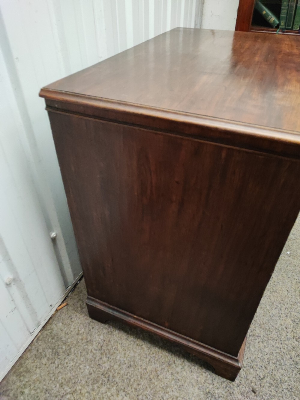   quality small georgian mahogany chest of drawers  View III