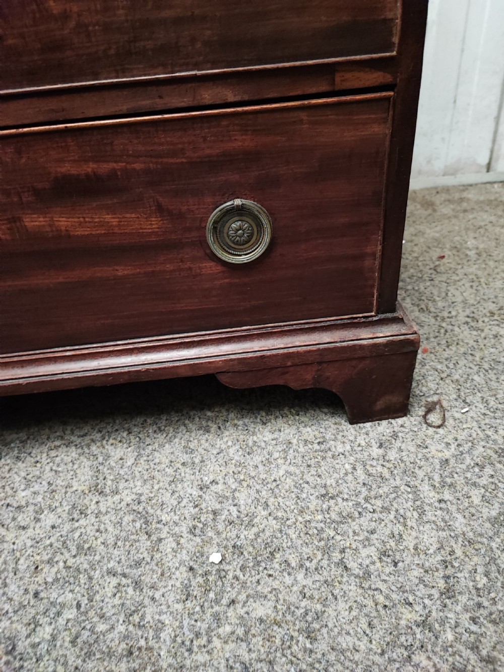   quality small georgian mahogany chest of drawers  View VIII
