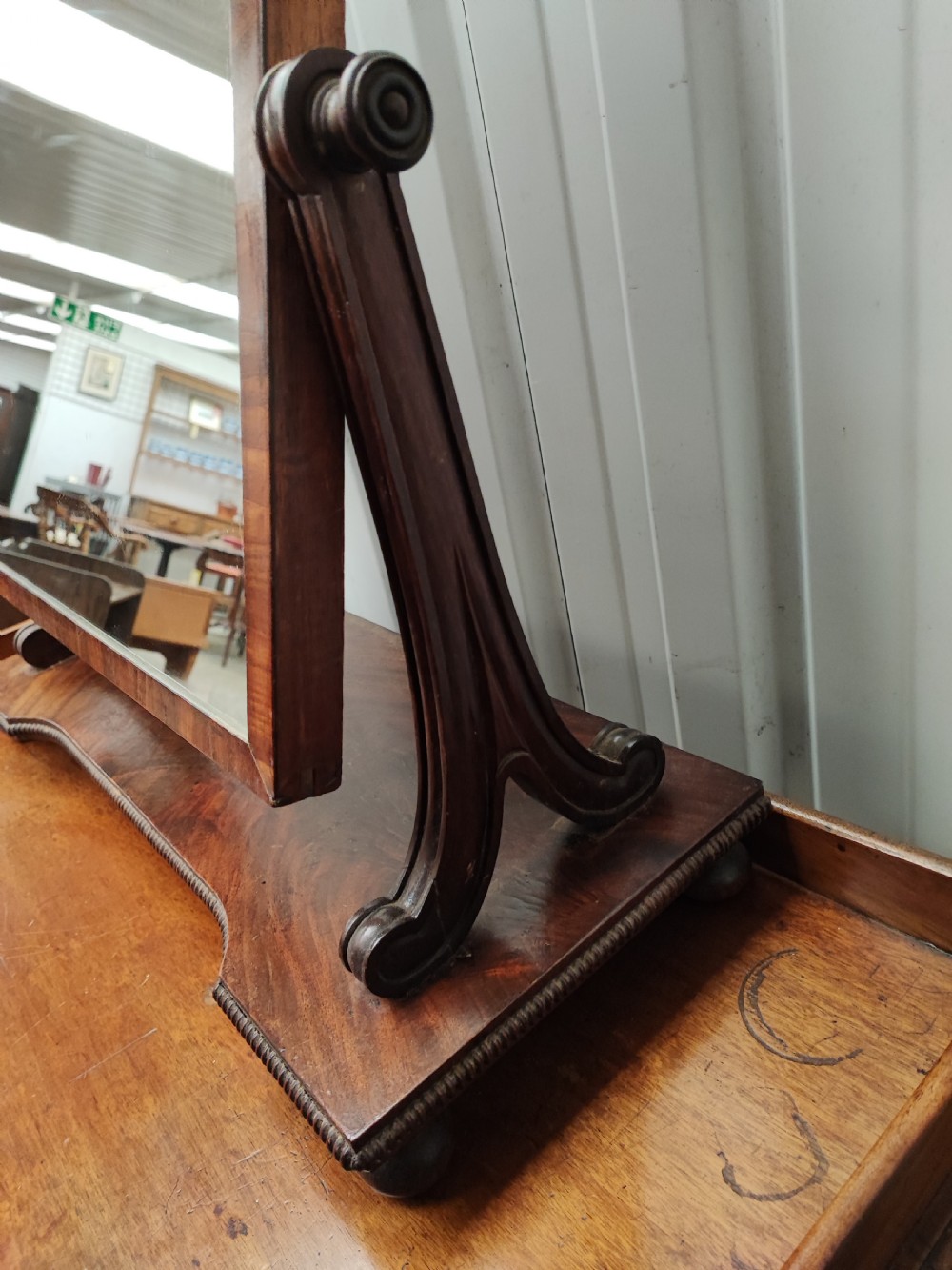 Regency mahogany dressing table  View III