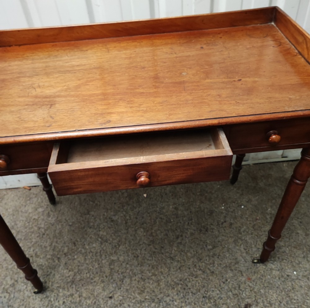 Regency mahogany dressing table  View XIII