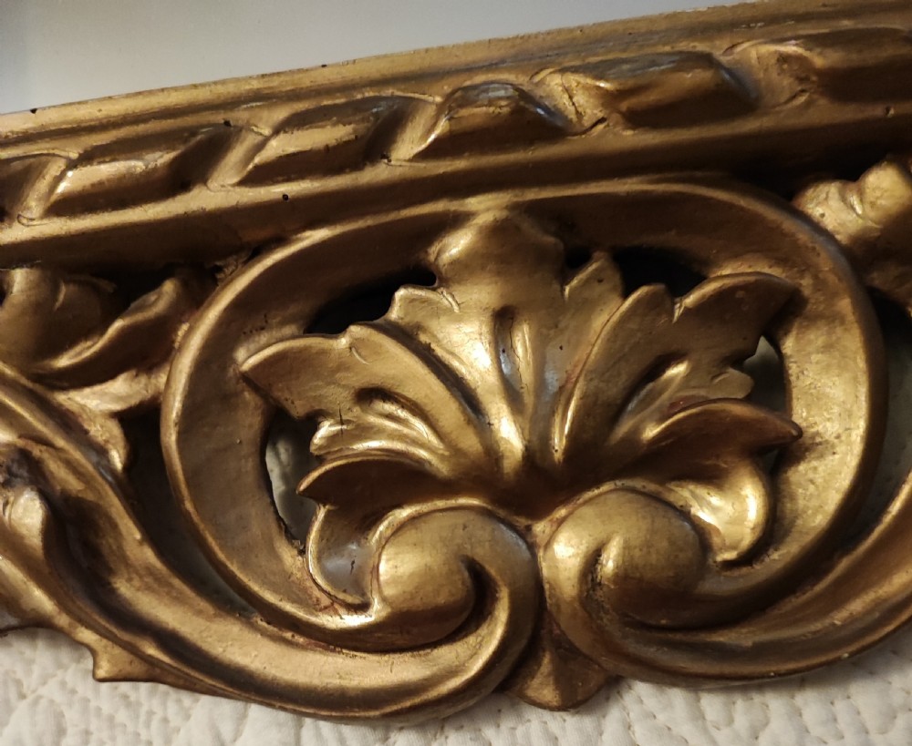 Quality pair of antique giltwood Florentine mirrors. View XXIV