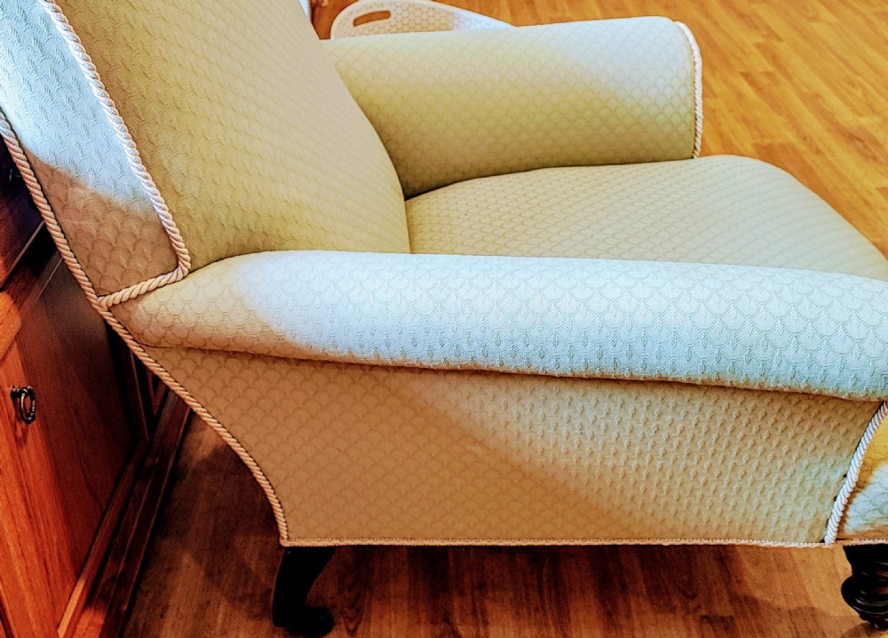 Antique upholstered armchair. View VII