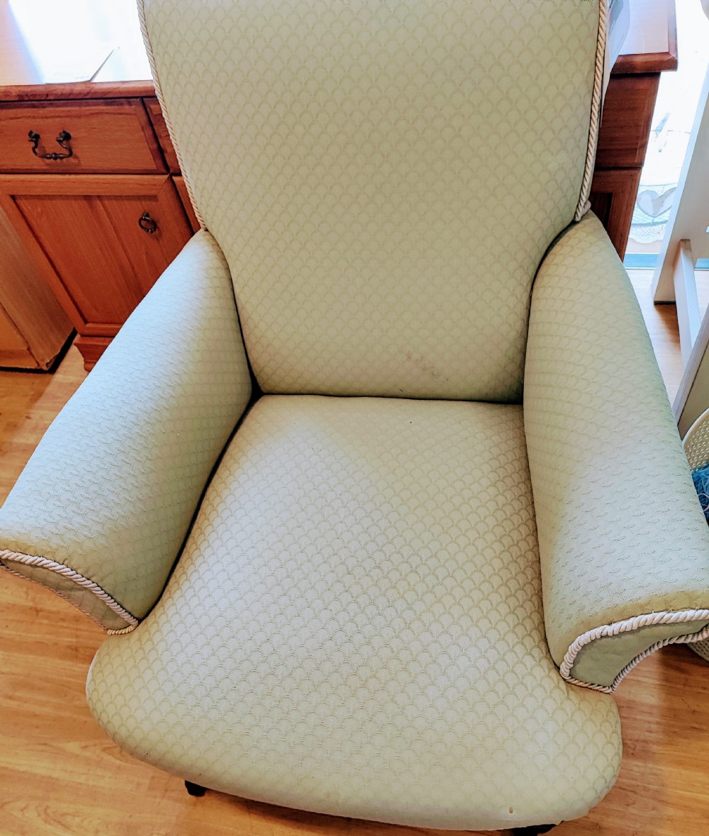 Antique upholstered armchair. View VIII