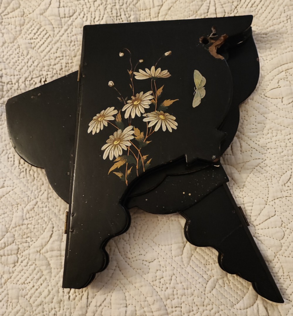 Pair of Antique asthetic movement paper mache wall brackets. View VI