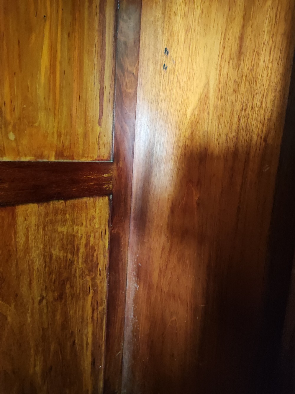 Quality Victorian marquetry inlaid hall cabinet,robe View III
