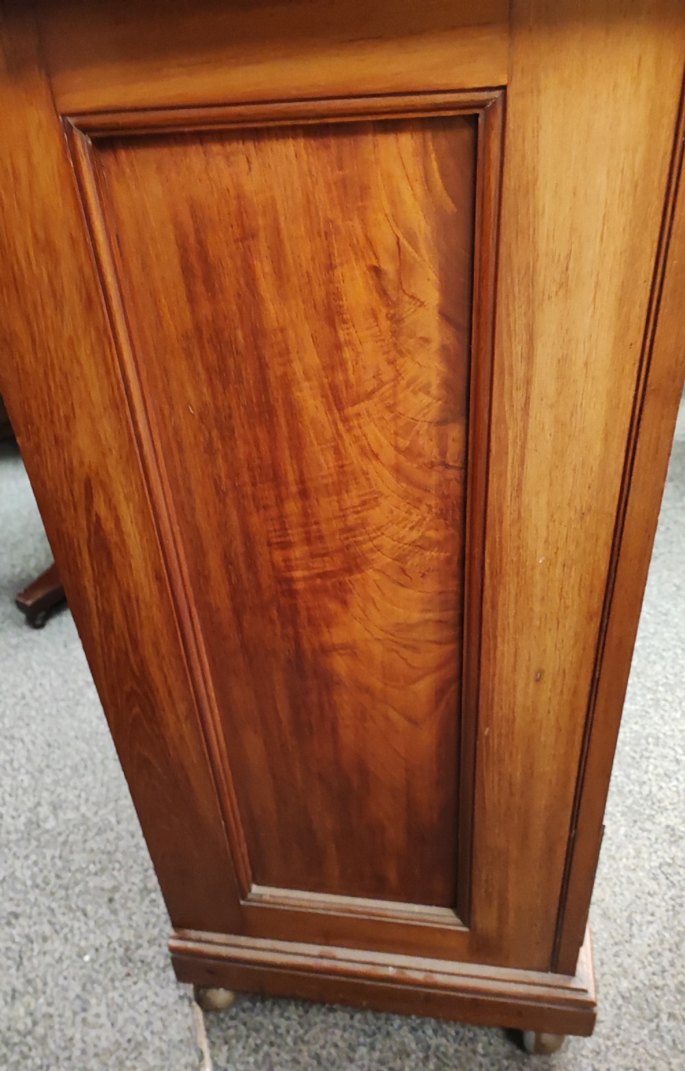 A Victorian solid  walnut chest of drawers. View VIII