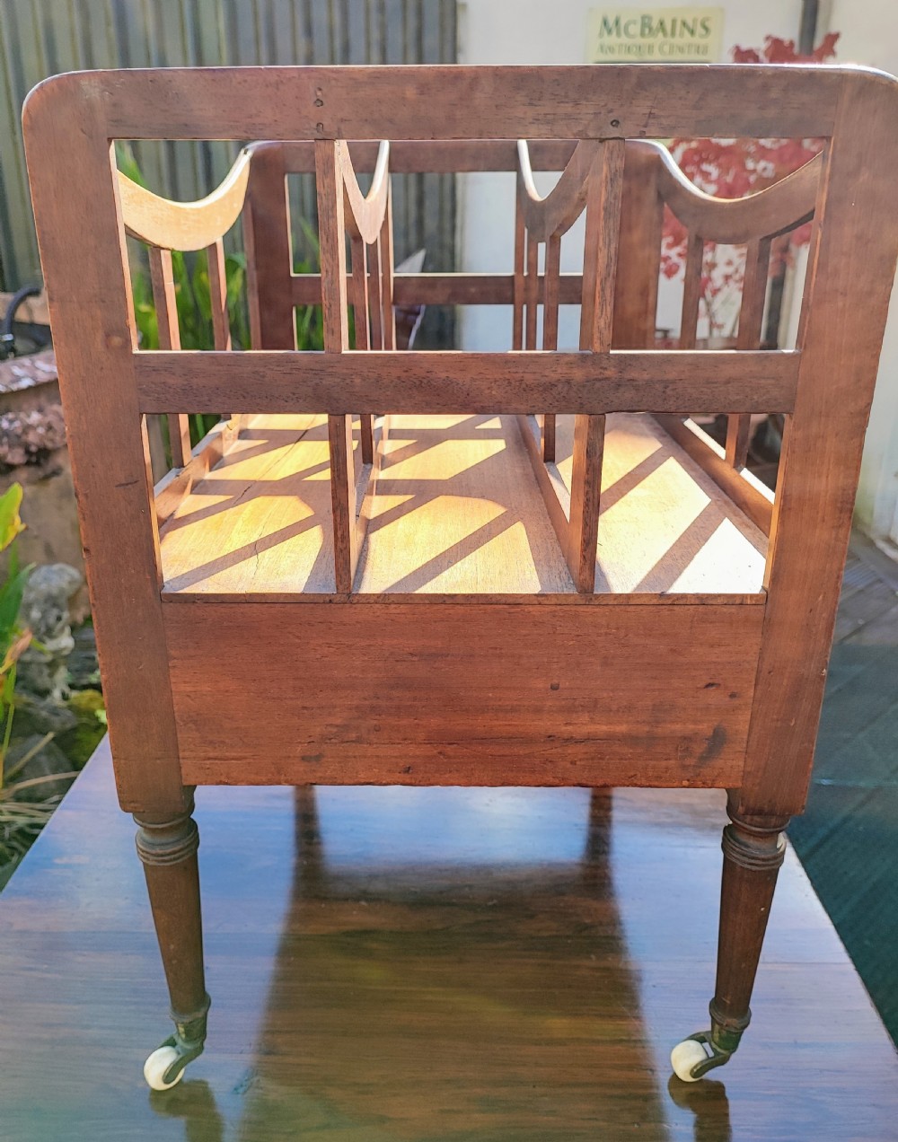Regency mahogany Canterbury. View IV