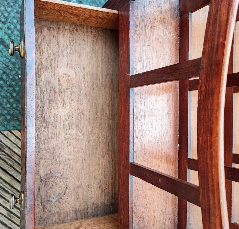 Regency mahogany Canterbury. View V