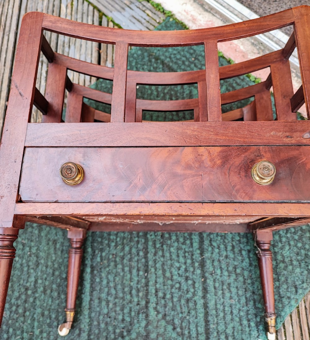 Regency mahogany Canterbury. View VI