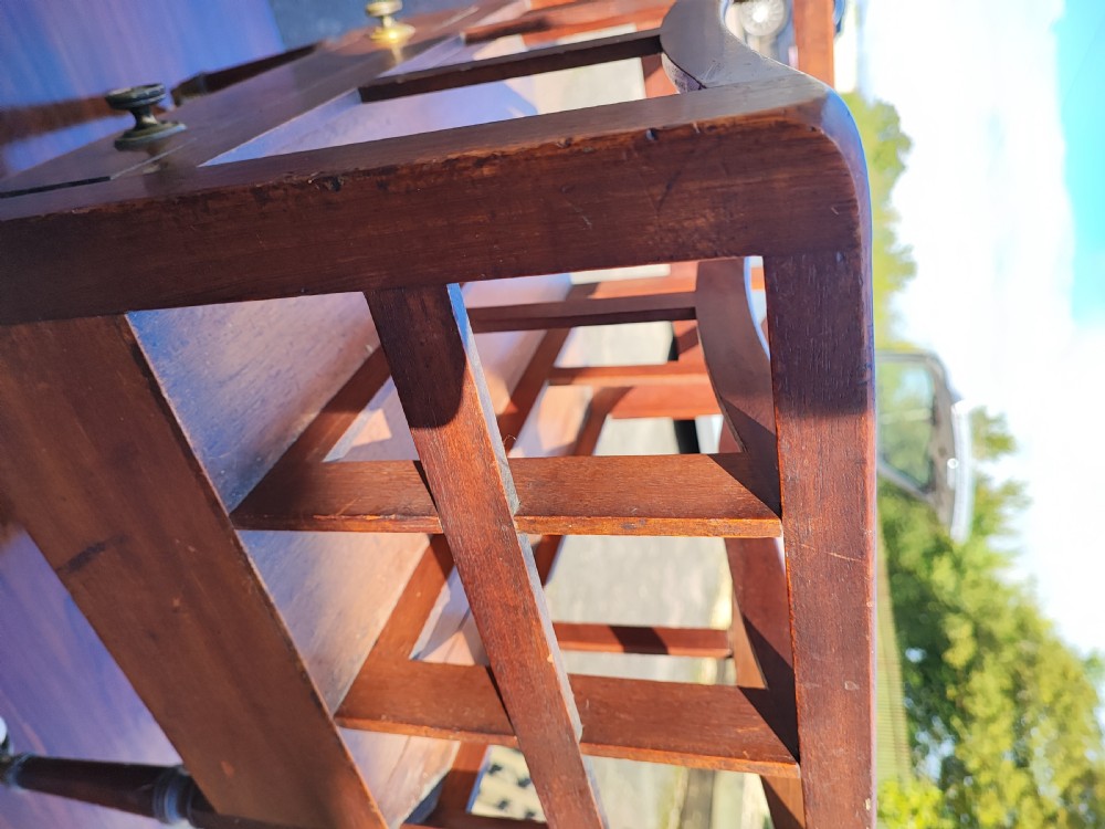 Regency mahogany Canterbury. View VIII