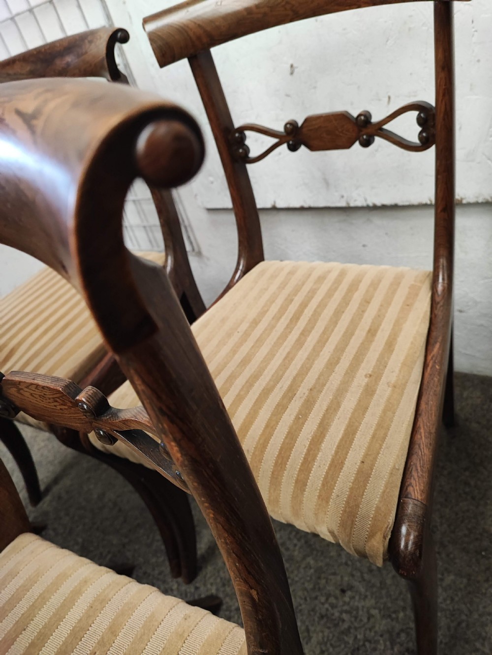 A pretty set of 4 Regency dining chairs. View VII