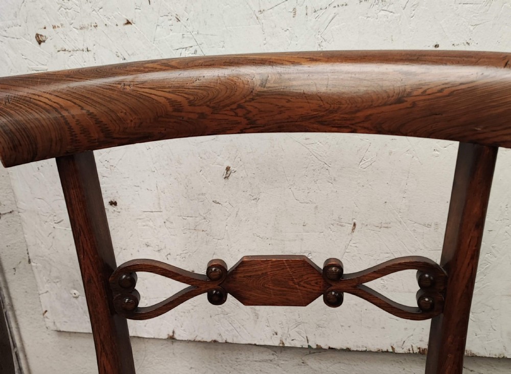 A pretty set of 4 Regency dining chairs. View XII