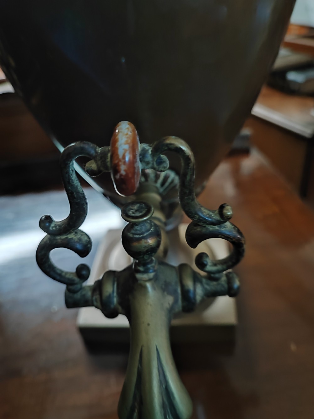 Tall and elegant, Regency copper Samovar. View V