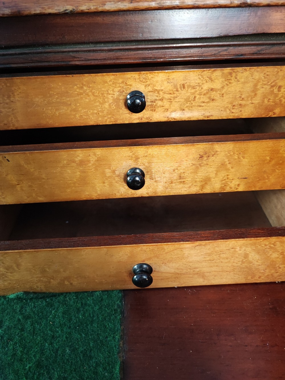 Antique mahogany secretaire  bookcase  View VI