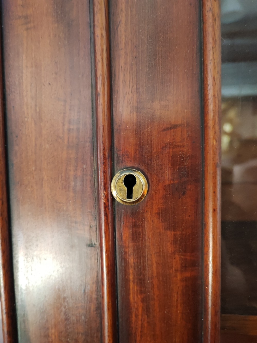 Antique mahogany secretaire  bookcase  View XI