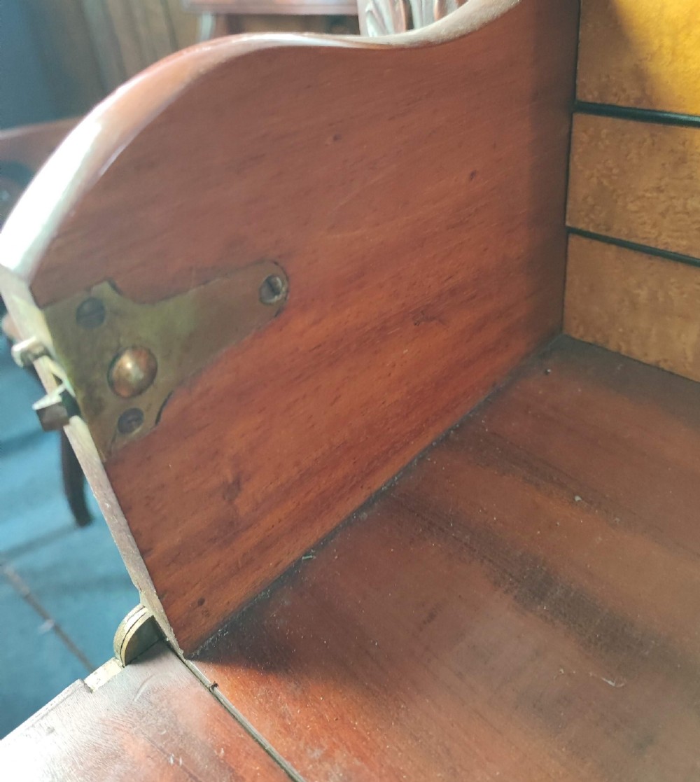 Antique mahogany secretaire  bookcase  View XVIII