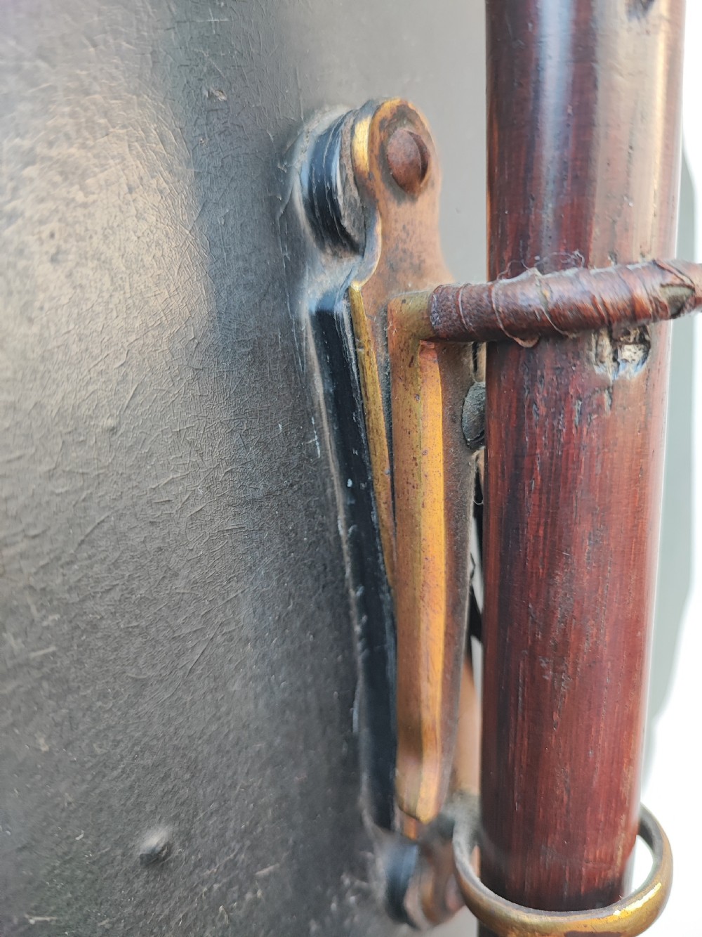 A fine pair of Regency rosewood pole screens. View XVI