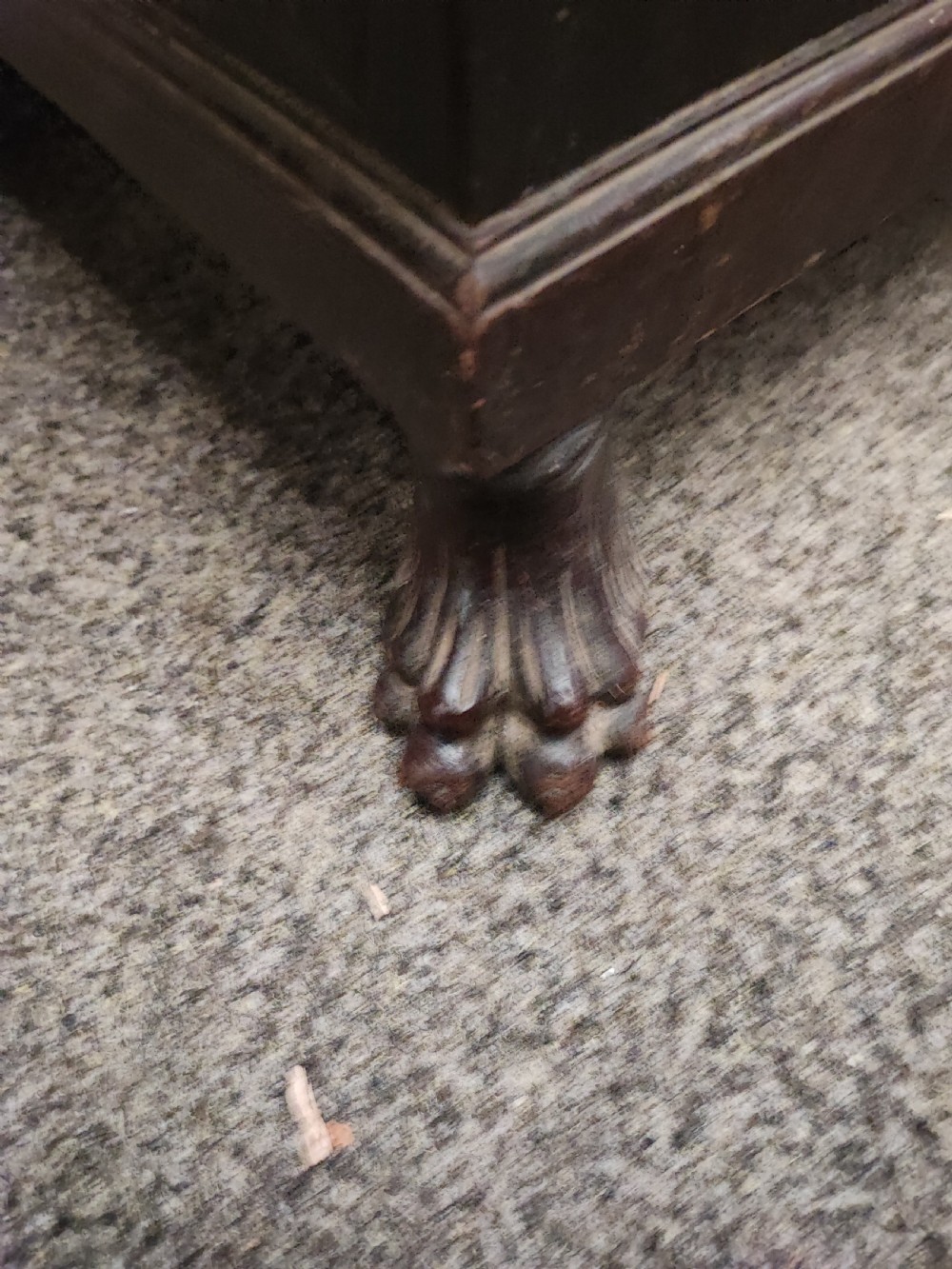 An antique italian carved walnut hall bench or settle View III