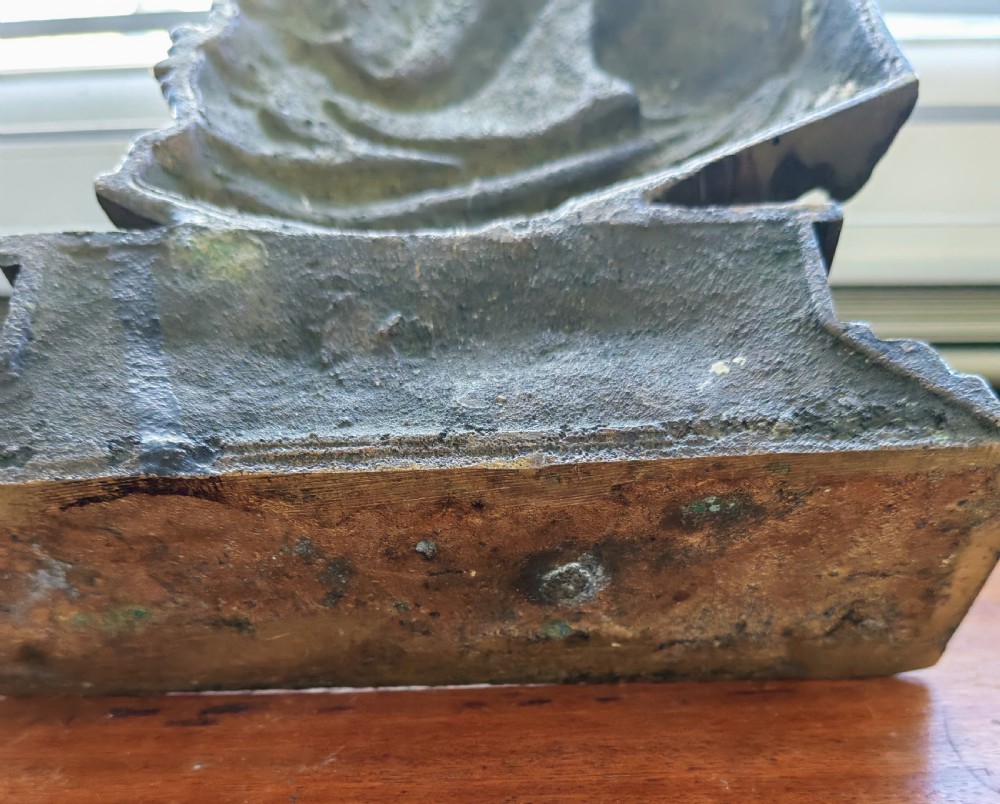 19c bronze door stop depicting Duke of . Wellington  View IV
