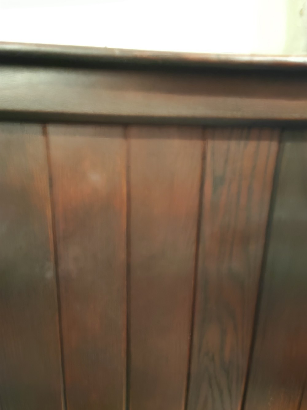 Antique oak, small tavern settle. View VIII