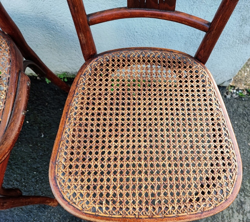 Antique bentwood hall set by J&J khon, Vienna. View IV