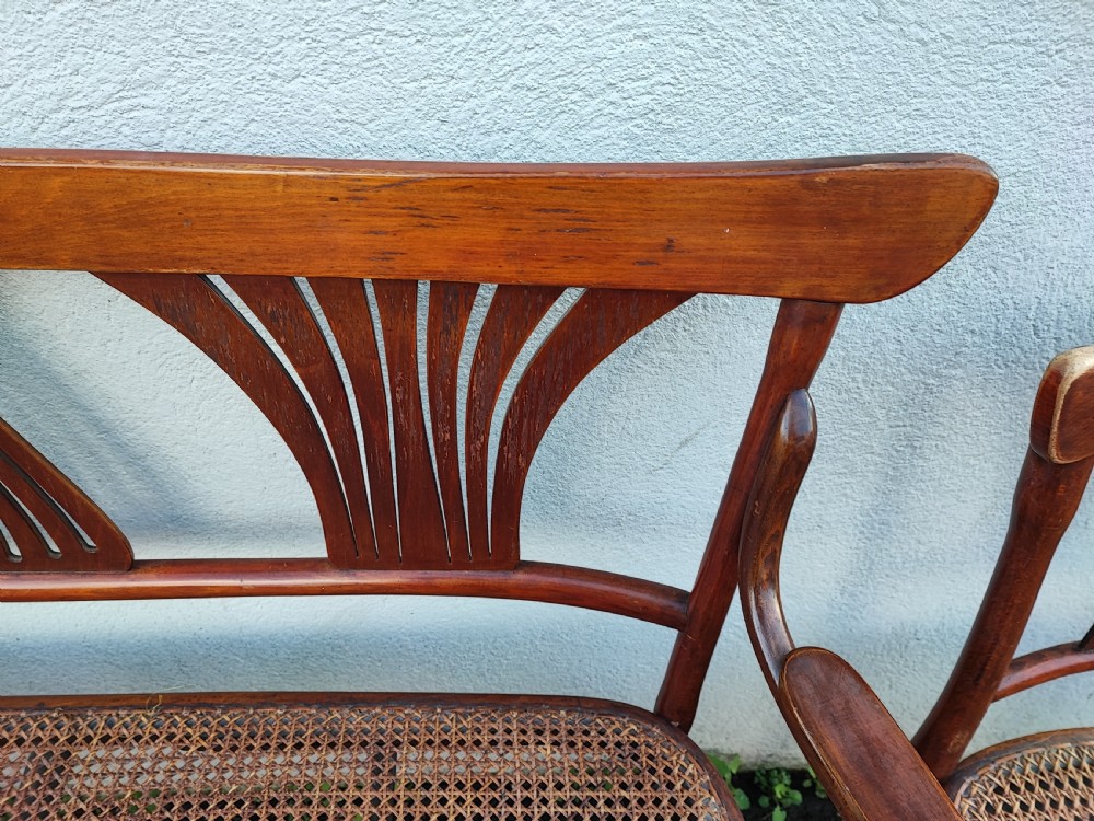 Antique bentwood hall set by J&J khon, Vienna. View XIV
