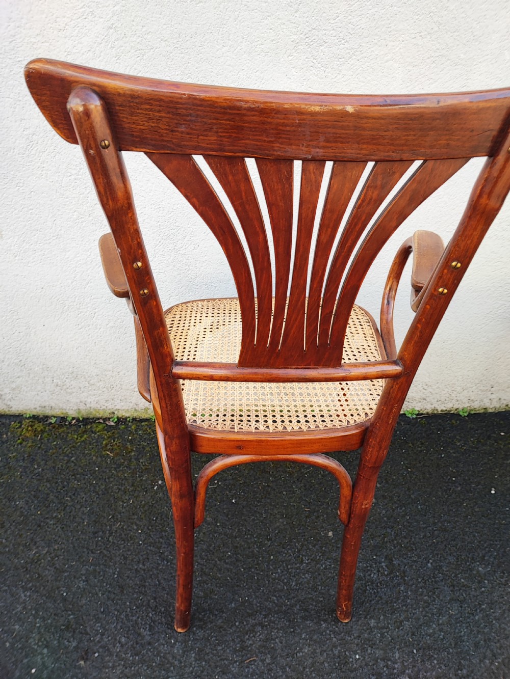 Antique bentwood desk chair. By J&J Khon , Vienna. View V