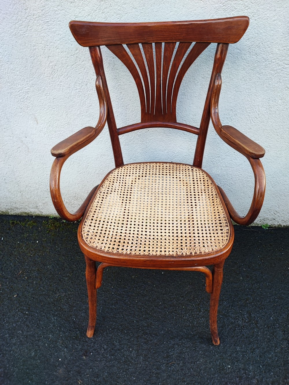 Antique bentwood desk chair. By J&J Khon , Vienna. View VIII