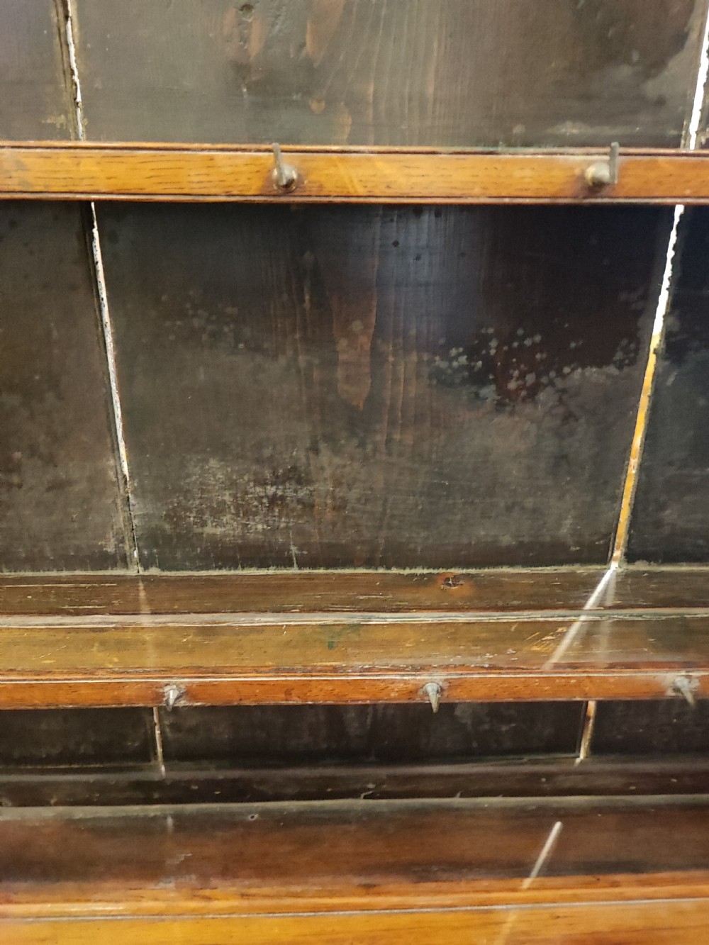 A charming Regency welsh  oak dog kennel dresser. View IX