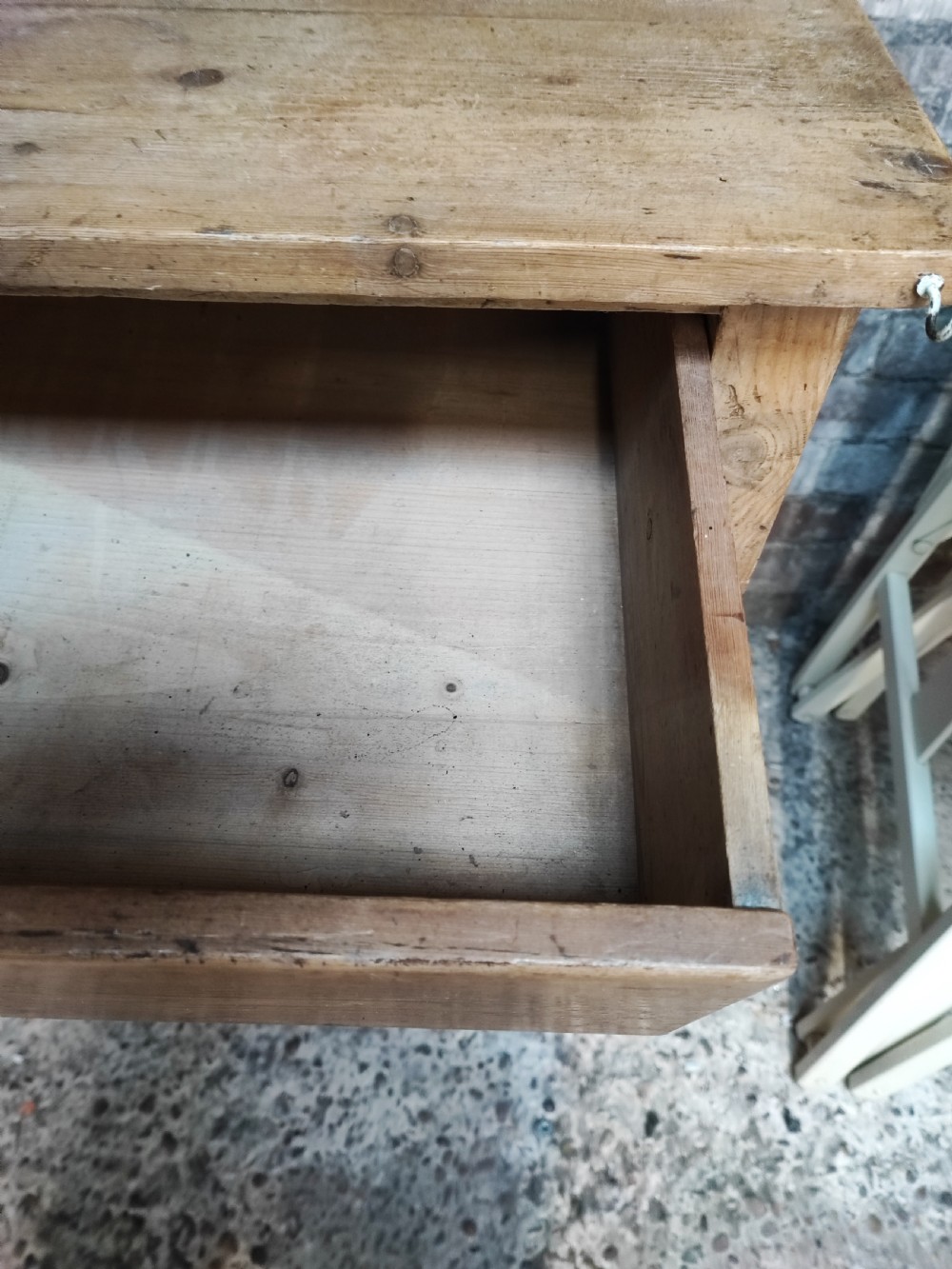 Antique,small pine cottage dresser. View III