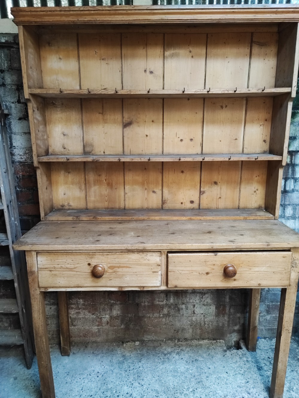 Antique,small pine cottage dresser. View IX