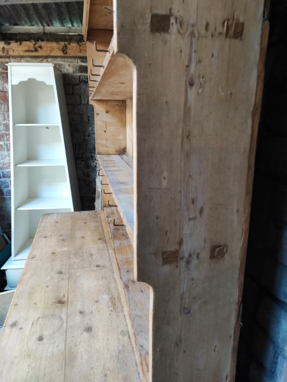 Antique,small pine cottage dresser. View XII