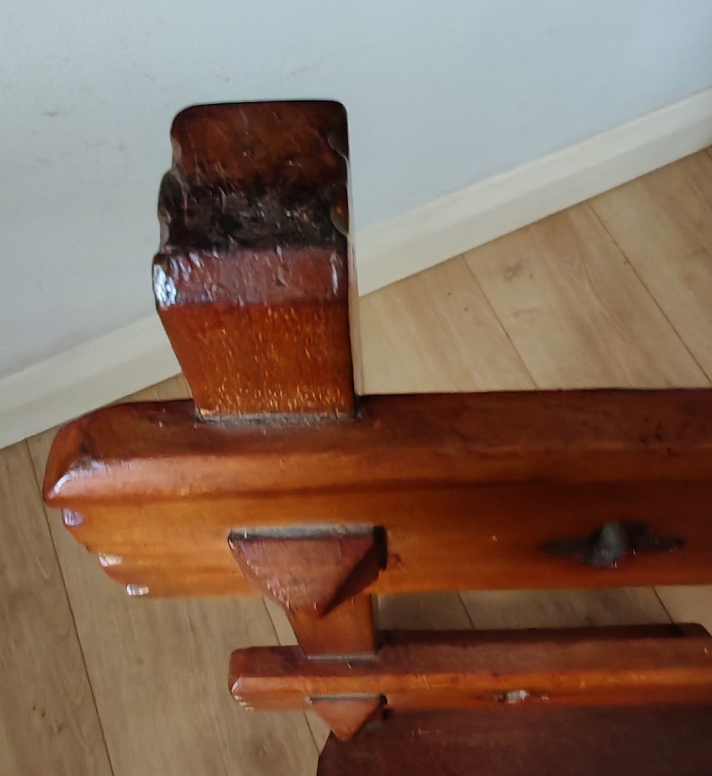 fine set of 19c mahogany metamorphic library steps. View III