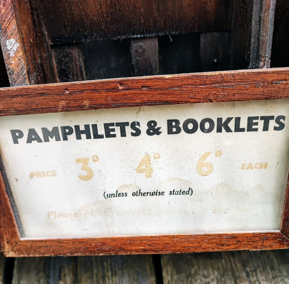 1920s oak  pamphlet or letter holder  View VI